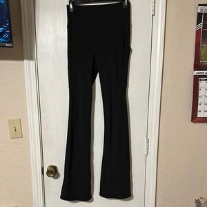 Women's Black Flared Leggings